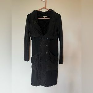 Prairie Underground Long Double Breasted Town Coat XS